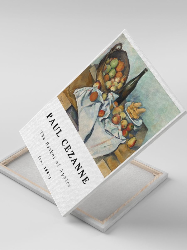 картинка Картина на холсте|Поль Сезанн|Натюрморт с корзиной от магазина Каждому Своё