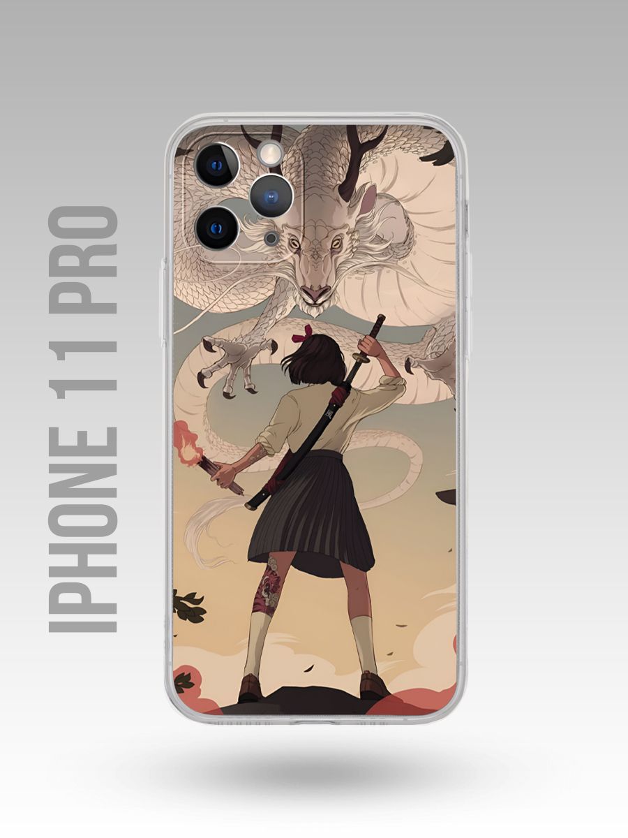 картинка Чехол на Iphone 11 Pro Китайский Стиль|Девушка от магазина Каждому Своё
