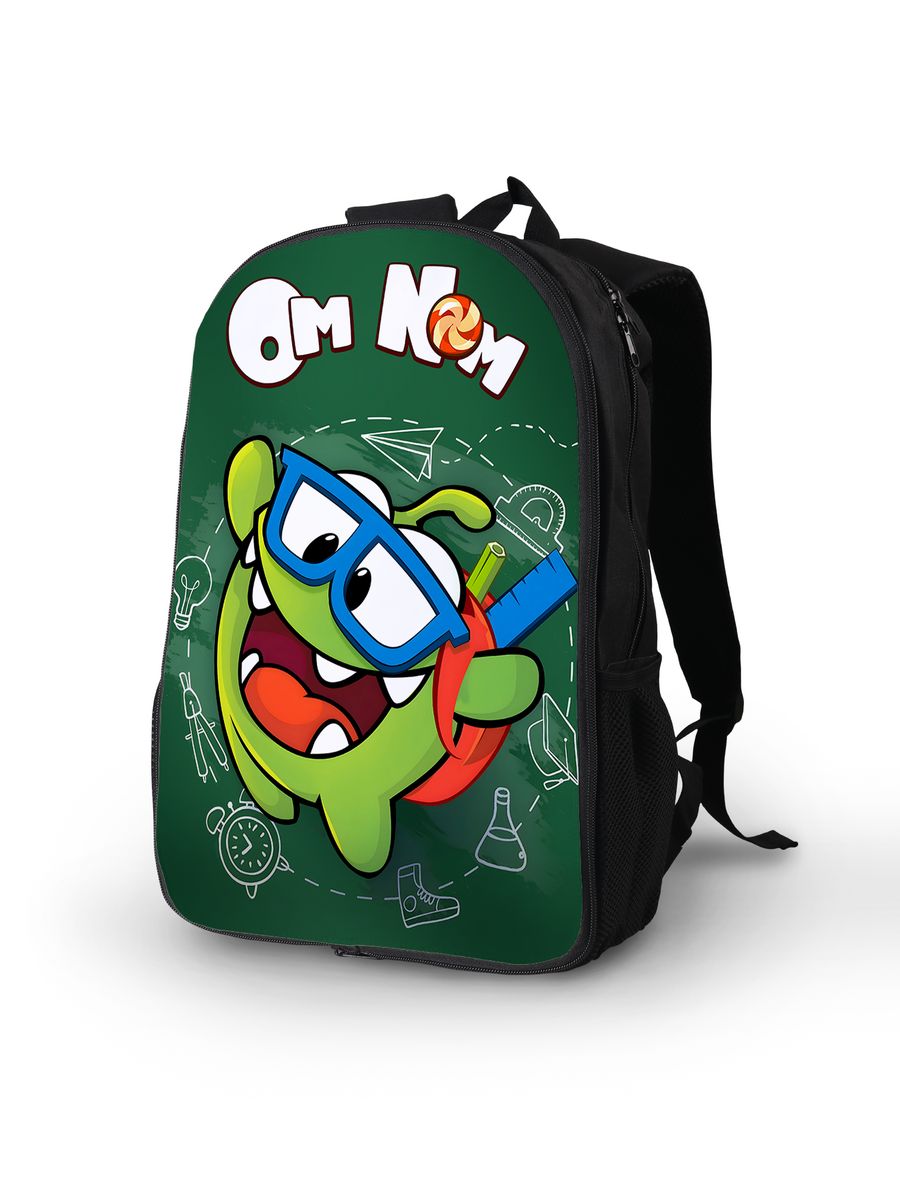 картинка Рюкзак Портфель Ам Ням Om Nom Мультсериал Игра от магазина Каждому Своё