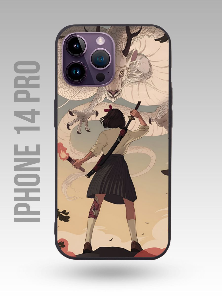 картинка Чехол на Iphone 14 Pro Китайский Стиль|Девушка от магазина Каждому Своё